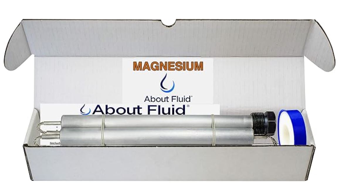 About Fluid Magnesium Anode Rod for Water Heater Tape Only Kit Box